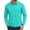 20# Cyan, variant on Men's Designed Solid Long-Sleeve Collared Golf Polo Shirts | Casual Solid Fit Men's Long-Sleeve Golf Polo Shirt Yellow S