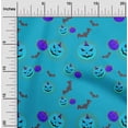 thumbnail image 2 of oneOone Polyester Spandex Medium Blue Fabric Halloween Fabric For Sewing Printed Craft Fabric By The Yard 56 Inch Wide, 2 of 4