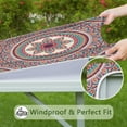 thumbnail image 5 of Symmetry Floral Mandala Square Fitted Table Cover Ethnic, 5 of 5