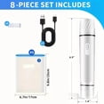 thumbnail image 5 of Handheld Vacuum Sealer for Food, Compact Portable Food Saver Pump with 5 BPA‑Free Reusable Vacuum Bags Type-C Rechargeable, Ideal for Sous Vide, Meal Prep, Leftovers & Freezer Storage, 5 of 8