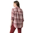 thumbnail image 4 of Gloria Vanderbilt Swan Series Women's Amanda Oversized Shirt, Sizes S-XXXL, 4 of 6