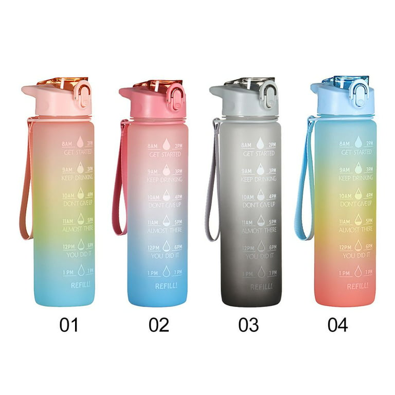 Plastic Rainbow Bottles - Set of 3, Capacity: 1000 mL