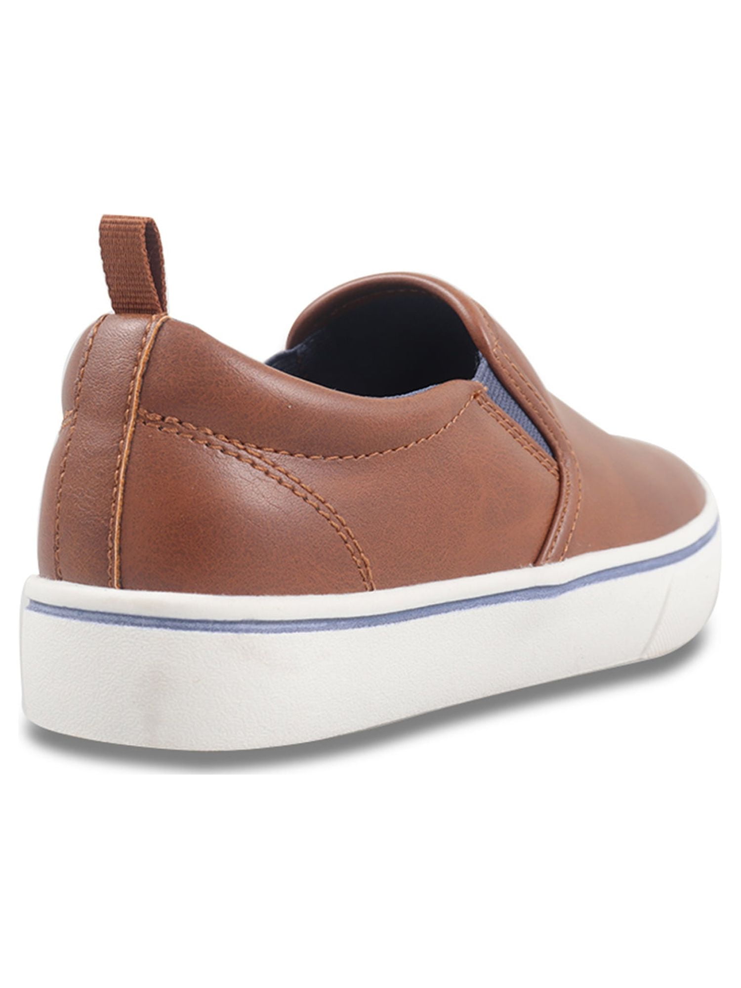 Wonder Nation Big Boys Faux Leather Slip-On