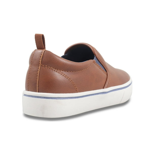 ビリービーブラウン Wonder Nation Big Boys Faux Leather Slip-On - Walmart