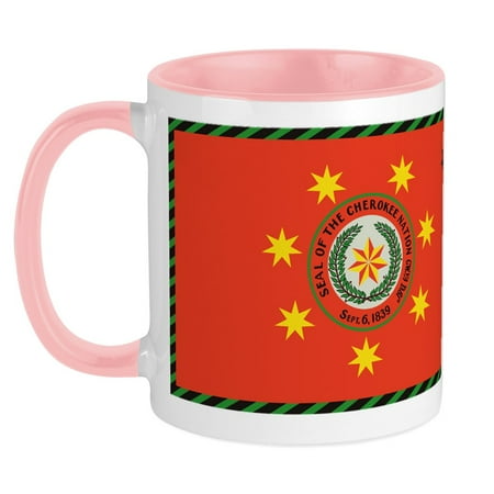 

CafePress - Cherokee Nation Oklahoma Mug - Ceramic Coffee Tea Novelty Mug Cup 11 oz
