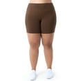 thumbnail image 6 of Athletic Works Women's Plus Size Core Active Dri-Works Bike Short, 2-Pack, 6 of 11