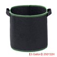 thumbnail image 2 of Becaristey 3 Gallon Growing Bags Shape Flower Pot fluorescent green +black 3 Gallon 1Set, 2 of 6
