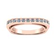 thumbnail image 2 of 3.0Ct Round Brilliant Natural Diamond Women's Euro Style Anniversary Wedding Eternity Band 14k Gold GH SI1, 2 of 3