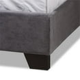 thumbnail image 6 of Allora Velvet Tufted Queen Bed in Dark Grey, 6 of 8