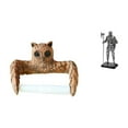 thumbnail image 1 of Portarollos De Papel Higiénico Con Diseño De Búho De Creative Knight, Organizador De Toallas, Estatua De Dibujos Animados, Fácil Instalación, Dispensador De Rollos, Adorno Decorativo De, 1 of 8