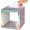 Iridescent, variant on Iridescent Card Box with Clear Window Thick Wedding Box for Wedding Reception Birthday Graduation Anniversaries Shower Party Decorations