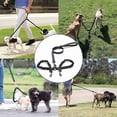 thumbnail image 4 of Laisse pour 2 Chiens, Laisse double Anti-Enchevêtrement pour Promenades de Chiens en Entraînement, Rotative à 360°, Réglable, Réfléchissante, Pièce à double Fil à Longueur Réglable..., 4 of 5
