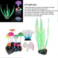 thumbnail image 2 of Decoraciones para acuarios Yashi 4 piezas plantas artificiales silicona, 2 of 5