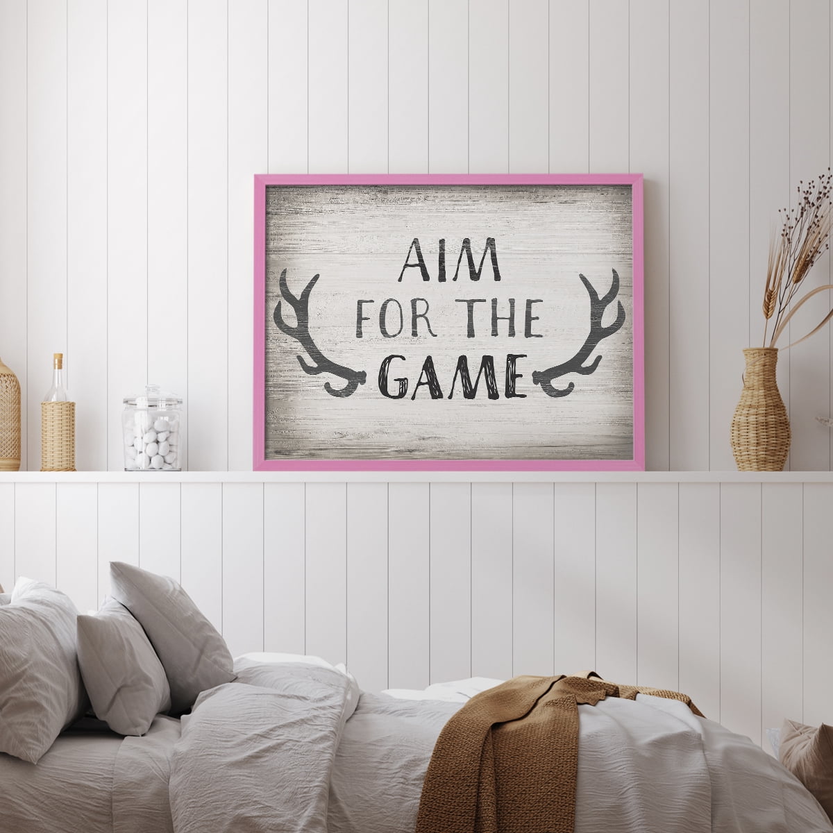 Aim Game by CAD Designs - Restickable Framed Giclée Print