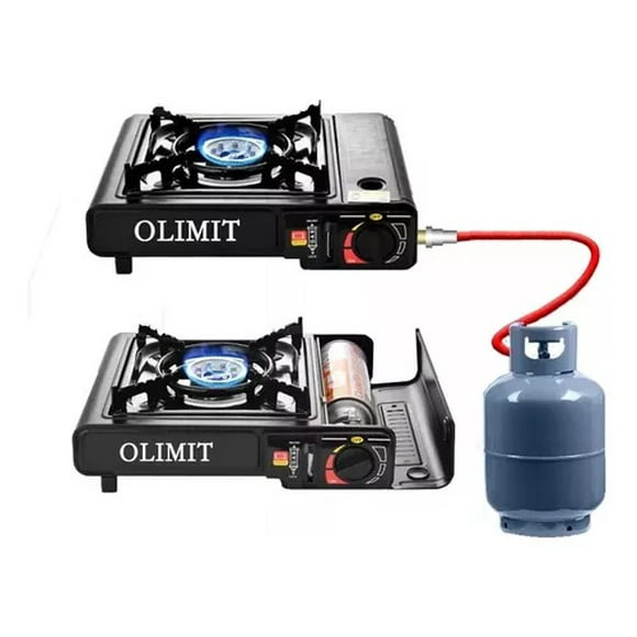 Para Acampar Calentador De Camping Gas Butano Multifuncional By Olimit, Estufa, Estufa De Gas Para Acampar, Acampar, Con Estuche Sin Gas