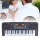 thumbnail image 4 of Juguete musical USB BuyWeek instrumento musical eléctrico 37 teclas con micrófono, 4 of 14