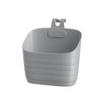 thumbnail image 2 of Wall Mounted Storage Basket for Kitchen & Bathroom - Stackable Organizer with Hooks for Countertop Space Saving, 2 of 6