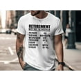 thumbnail image 2 of Retirement Weekly Schedule T-Shirt, Vacation Tee, Social Security Tee, Funny 50th Birthday Gift, Gift For Grandpa, Grandparents Gifts, 2 of 10
