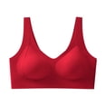 thumbnail image 2 of PInxai Bras for Women No Underwire Wide Straps Underwear Comfortable Breathable Basic Bralette with Support, 2 of 5