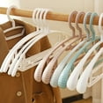 thumbnail image 4 of Hearth & Gear Hangers Hangers Non Hangers Durable Deformation PP Seamless Wardrobe Hangers Towel Racks Space Small S Shaped Hooks for Hanging Metal Bowls for Cooking Medium Bath Towel Hooks Towel, 4 of 4