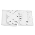 thumbnail image 4 of Veeki FTTH Fiber Distribution Box Splitter Wall Hanging Dustproof ABS Mini Fiber Optic Distribution Box with 4 Long Screws for Desktop24057366, 4 of 5