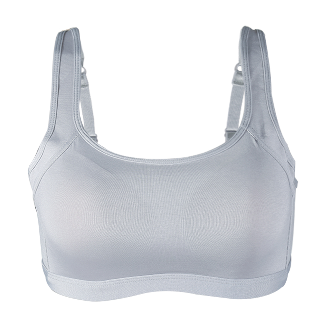 Women Basic Soft Yoga Workout Padded Cup Wire Free Sports Bra Light