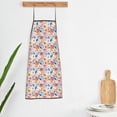 thumbnail image 3 of Uemuo Floral Ditsy Printed Bib Apron, Adjustable , Water and Oil Resistant, Cooking Kitchen Chef Apron for Women Men, 3 of 5