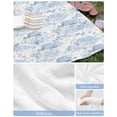 thumbnail image 6 of Blue Floral Beach Towels Oversized Super Absorbent, Garden Petals Flower Botanical Tree Branch Lightweight Bath Towel Quick Dry Sets For Bathroom/Pool/Rv Camping/Beach Play/Gym Room/Picnic 30"x60", 6 of 8
