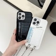 thumbnail image 3 of for iPhone X XR XS Max 8 7 Plus SE Case, Luxurious Crocodile-Patterned Leather Phone Case, Double-Layer Card Slots, Fashion Chain Protector Cover(Off-White,X/XS), 3 of 8