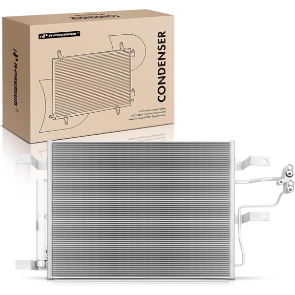 A-Premium Air Conditioning A/C Condenser Compatible with Ram 2500 3500 2014-2018 5.7L 6.4L, Replace# 4765, 68232744AA