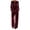 235#Purple, variant on 2 Piece Lounge Set for Women Velvet Crewneck Long Sleeve Tops and Baggy Velour Pants with Pockets
