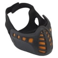 thumbnail image 3 of Halloween Cosplay Máscara LED Transpirable Luminosa Media máscara facial Batería desmontable, 3 of 8
