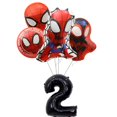 thumbnail image 1 of Spidey y sus increíbles amigos suministros de decoración para fiesta plato de papel mantel tema Spiderman globos para Baby Shower favores para niños, 1 of 4