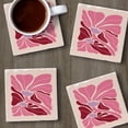 thumbnail image 3 of Thirstystone "Pink BOHO Floral" 4-Pack Tumbled Tile Coasters, 3 of 7