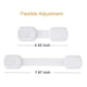 thumbnail image 2 of 12 Pack Baby Cabinet Strap Locks - Child Safety Kit - Adhesive Drawer Oven Fridge Locks - Adjustable Toilet Seat - Fridge Latches - No Drilling., 2 of 5