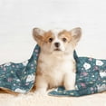 thumbnail image 4 of Pofeuu Forest Rabbit Print Puppy Blanket,Dog Blankets,Pet Blanket Cozy Cat Blankets for Indoor Cats, Fuzzy Pet Blanket for Kitten Doggy Dog Blankets-Large, 4 of 8