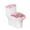 Owl Heart, variant on HELLHERO Rainbow Puppy Pattern Elastic Bottom Soft Stretch Elastic Fabric Toilet Seat Covers Set Indoor Home Dustproof Machine Washable U-Shaped Pack of 2