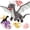Dragon-Gray, variant on MorisMos 21.7in Giant Dragon Plush Set, Big Dragon Stuffed Animal with Babies