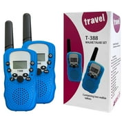 Ashle Walkie Talkies for Kids,6 KMs Long Range 38 Channels 2 Pack Kids Gift Toys with Backlit LCD Flashlight,Walky Talky for Kids The Best Gift for Age 3-12