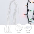 thumbnail image 3 of Shisuyan 3pcs Curtain Light Extension Cord Replacement LED Lamp Cables Party Light String Accessories Christmas Light Extension For Indoor Outdoor (CN Flat Plug), 3 of 9