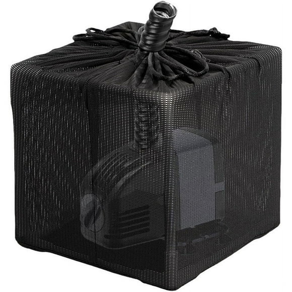 26CM Pond Pump Filter Bag for Pond Filter Box with Drawstring, Anti-Clogging Pump Barrier Bag for Ou