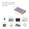 thumbnail image 2 of HealthyLine Rainbow Chakra Heated Pillow – 20” x 12” Far Infrared Neck Heating Pad with PEMF Therapy, 2 of 8
