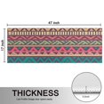 thumbnail image 5 of Kitchen Rugs Sets Of 2,Colorful Geometric Striped Pattern Anti Fatigue Kitchen Mat Rugs Non Slip Washable,Decorative Kitchen Floor Mats for Kitchen,Sink,Laundry,17"X47", 5 of 5