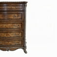 thumbnail image 4 of Vany Tall Dresser Chest, Traditional Floral Trim, Cherry Brown, 4 of 5
