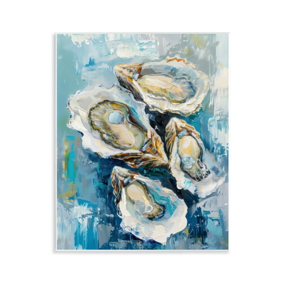 Stupell Industries Freshly Shucked Oysters Food & Beverage Painting Unframed Art Print Wall Art, 11 x 14