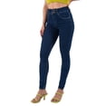 thumbnail image 2 of Jeans Oggi Mujer Corte Ajustado Súper Skinny Fit Azul Oscuro Oggi Jeans  Katia Rebel Graze, 2 of 6