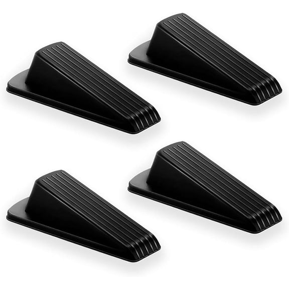 Door Stoppers for Bottom of Door – Rubber Door Stopper Wedge – Pack of 4 – Door Stop – Door Stoppers – Doorstop – Door Wedge – Doorstops for Inside Door – Ideal for Homes, Schools, Offices, Workshops
