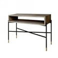 thumbnail image 6 of Industrial 45" Concrete And Metal Console Console Table, 6 of 6