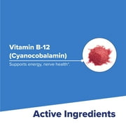 Superior Source No Shot Vitamin B-12 Cyanocobalamin 1000 mcg - Vitamin B-12 to Support Energy Production, Brain Health & Overall Wellness - Sublingual Tablets - 100 Dissolvable Tablets
