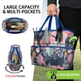 thumbnail image 2 of Garden Tool Bag,Pioneer Flower Floral Print Pattern Garden Tool Organizer,Garden Gifts,Waterproof Multi-Pocket Garden Tool Storage 11.8x5.5x11.4 Inch(Tools NOT Included), 2 of 6